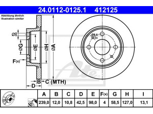 ATE 24.0112-0125.1 stabdžių diskas 
 Dviratė transporto priemonės -> Stabdžių sistema -> Stabdžių diskai / priedai
2108-3501070