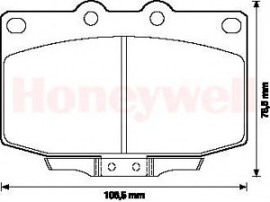 BENDIX 572174B stabdžių trinkelių rinkinys, diskinis stabdys 
 Techninės priežiūros dalys -> Papildomas remontas
FB0549280A