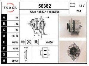 EAI 56382 kintamosios srovės generatorius
2310014E00, LR170405