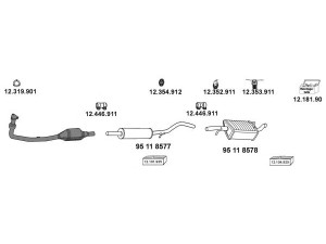 EBERSPÄCHER 16_7 išmetimo sistema 
 Išmetimo sistema -> Išmetimo sistema, visa