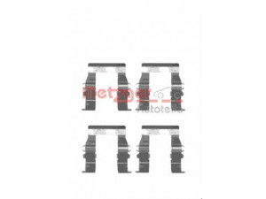 METZGER 109-1194 priedų komplektas, diskinių stabdžių trinkelės 
 Stabdžių sistema -> Diskinis stabdys -> Stabdžių dalys/priedai
MB011940