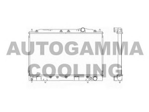 AUTOGAMMA 101453 radiatorius, variklio aušinimas
MB538507