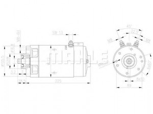 MAHLE ORIGINAL MM 3 elektrovariklis
