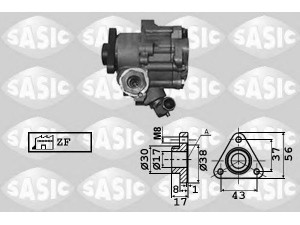 SASIC 7076004 hidraulinis siurblys, vairo sistema 
 Vairavimas -> Vairo pavara/siurblys
46436958, 46524141, 46763559