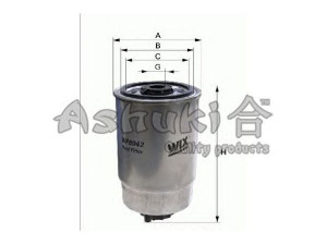 ASHUKI US102318 kuro filtras 
 Techninės priežiūros dalys -> Papildomas remontas
52126244AA, 52126244AB, 52129220AA