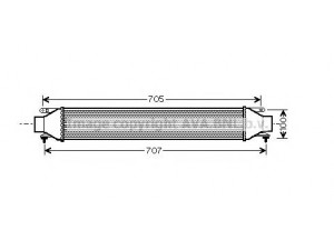 AVA QUALITY COOLING FT4321 tarpinis suslėgto oro aušintuvas, kompresorius 
 Variklis -> Oro tiekimas -> Įkrovos agregatas (turbo/superįkrova) -> Tarpinis suslėgto oro aušintuvas
51783791, 55700635, 51783791, 55700635