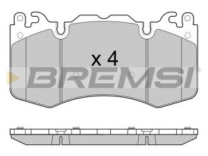 BREMSI BP3414 stabdžių trinkelių rinkinys, diskinis stabdys 
 Techninės priežiūros dalys -> Papildomas remontas
LR-016684, LR-020362, LR016684