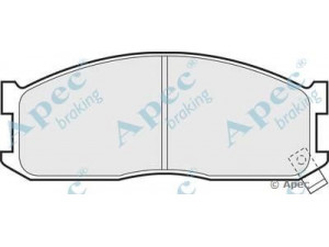 APEC braking PAD534 stabdžių trinkelių rinkinys, diskinis stabdys 
 Techninės priežiūros dalys -> Papildomas remontas
3328ZK70Y, 3328ZK71E, 3328ZK70Y