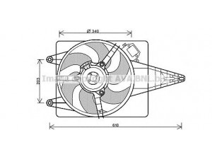 AVA QUALITY COOLING FT7546 ventiliatorius, radiatoriaus 
 Aušinimo sistema -> Oro aušinimas
46419183, 46480205, 46537049, 60571067