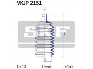SKF VKJP 2151 gofruotoji membrana, vairavimas 
 Vairavimas -> Gofruotoji membrana/sandarinimai