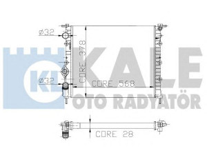 KALE OTO RADYATÖR 181400 radiatorius, variklio aušinimas 
 Aušinimo sistema -> Radiatorius/alyvos aušintuvas -> Radiatorius/dalys
7700816323, 7701047889