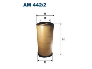 FILTRON AM442/2 oro filtras
1665563, 16655631