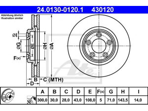 ATE 24.0130-0120.1 stabdžių diskas 
 Dviratė transporto priemonės -> Stabdžių sistema -> Stabdžių diskai / priedai
JLM 20801
