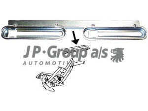 JP GROUP 8188100876 slankioji trinkelė, lango pakėliklis 
 Vidaus įranga -> Elektrinis lango pakėliklis
151837571D