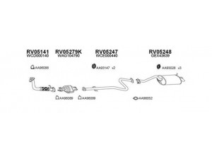 VENEPORTE 730012 išmetimo sistema 
 Išmetimo sistema -> Išmetimo sistema, visa