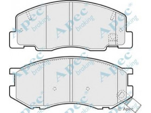 APEC braking PAD1004 stabdžių trinkelių rinkinys, diskinis stabdys 
 Techninės priežiūros dalys -> Papildomas remontas
0446528340000, 0446528370000, 0446528380000