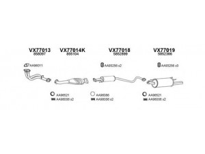 VENEPORTE 400481 išmetimo sistema 
 Išmetimo sistema -> Išmetimo sistema, visa