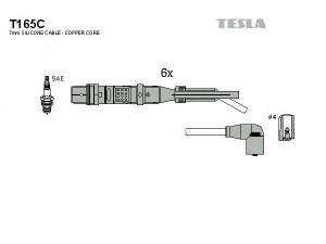 TESLA T165C uždegimo laido komplektas 
 Kibirkšties / kaitinamasis uždegimas -> Uždegimo laidai/jungtys
021905409AD