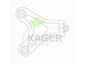 KAGER 87-1593 vikšro valdymo svirtis 
 Ašies montavimas/vairavimo mechanizmas/ratai -> Valdymo svirtis/pasukamosios svirties sujungimas -> Vairo trauklės (valdymo svirtis, išilginis balansyras, diago
48067-26010