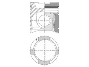 KOLBENSCHMIDT 41498600 stūmoklis 
 Variklis -> Cilindrai/stūmokliai
50.02500.6008
