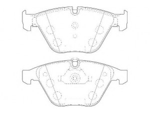WAGNER WBP23313A stabdžių trinkelių rinkinys, diskinis stabdys 
 Techninės priežiūros dalys -> Papildomas remontas
34116780711