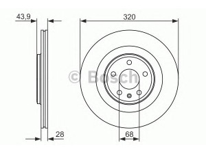 BOSCH 0 986 479 552 stabdžių diskas 
 Stabdžių sistema -> Diskinis stabdys -> Stabdžių diskas
40 20 600 03R