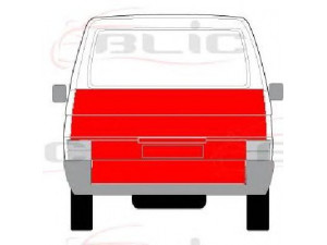 BLIC 6508-04-9558721P bagažinės / krovinių skyriaus dangtis 
 Kėbulas -> Transporto priemonės galas -> Bagažinės dangtis/durelės