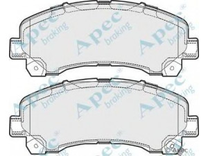 APEC braking PAD1736 stabdžių trinkelių rinkinys, diskinis stabdys 
 Techninės priežiūros dalys -> Papildomas remontas
8980791040
