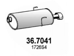 ASSO 36.7041 galinis duslintuvas 
 Išmetimo sistema -> Duslintuvas
1726AP, 1726CZ, 1726GV, 1726S4