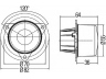 HELLA 2ZR 011 172-107 atbulinės eigos žibintas