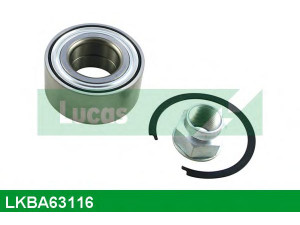 LUCAS ENGINE DRIVE LKBA63116 rato guolio komplektas 
 Ašies montavimas/vairavimo mechanizmas/ratai -> Rato stebulė/montavimas -> Rato guolis