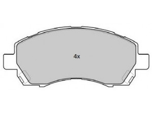 FREMAX FBP-1779 stabdžių trinkelių rinkinys, diskinis stabdys
26296-AC010, 26296-AC011, 26296-AC020