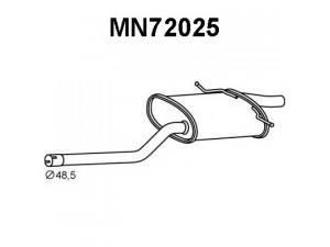 VENEPORTE MN72025 galinis duslintuvas 
 Išmetimo sistema -> Duslintuvas
18302753090