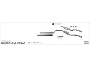 IMASAF 579000061 išmetimo sistema 
 Išmetimo sistema -> Išmetimo sistema, visa