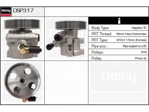 DELCO REMY DSP317 hidraulinis siurblys, vairo sistema
4007.L9, 9624660480