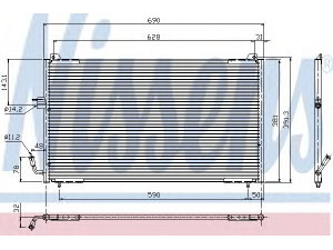 NISSENS 94625 kondensatorius, oro kondicionierius 
 Oro kondicionavimas -> Kondensatorius
6455.Y1
