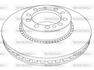 WOKING NSA1208.20 stabdžių diskas
20700508, 5010598308