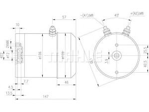 MAHLE ORIGINAL MM 113 elektrovariklis