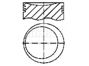 MAHLE ORIGINAL SS0700505 stūmoklis