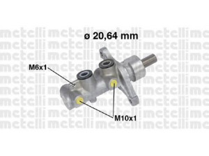 METELLI 05-0698 pagrindinis cilindras, stabdžiai 
 Stabdžių sistema -> Pagrindinis stabdžių cilindras
58510-02330