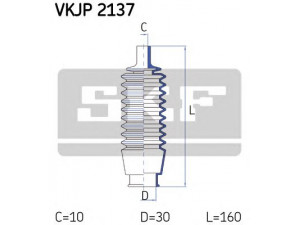 SKF VKJP 2137 gofruotoji membrana, vairavimas 
 Vairavimas -> Gofruotoji membrana/sandarinimai