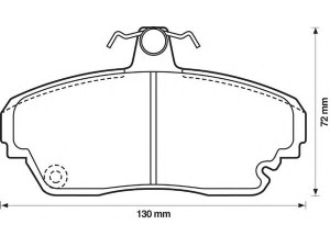 BENDIX 572321B stabdžių trinkelių rinkinys, diskinis stabdys 
 Techninės priežiūros dalys -> Papildomas remontas
45022SG9V00, GBP20299, GBP90299