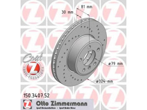 ZIMMERMANN 150.3407.52 stabdžių diskas 
 Dviratė transporto priemonės -> Stabdžių sistema -> Stabdžių diskai / priedai
3411 6 750 265