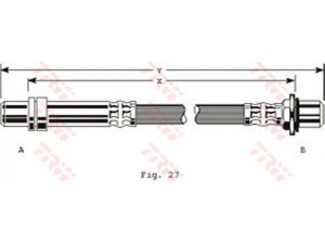 TRW PHA136 stabdžių žarnelė 
 Stabdžių sistema -> Stabdžių žarnelės
J9094702583, J9094702583, J9094702583