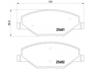 BREMBO P 85 121 stabdžių trinkelių rinkinys, diskinis stabdys 
 Techninės priežiūros dalys -> Papildomas remontas
6RU698151A, 6RU698151A , 6RU698151