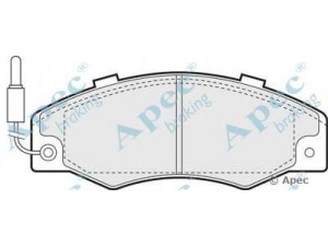 APEC braking PAD528 stabdžių trinkelių rinkinys, diskinis stabdys 
 Techninės priežiūros dalys -> Papildomas remontas
7701202481, 7701202785, 7701202815