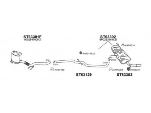 VENEPORTE 630235 išmetimo sistema 
 Išmetimo sistema -> Išmetimo sistema, visa