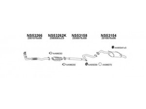VENEPORTE 530026 išmetimo sistema
