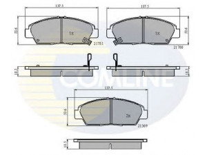 COMLINE CBP3446 stabdžių trinkelių rinkinys, diskinis stabdys 
 Techninės priežiūros dalys -> Papildomas remontas
45022S30G10, 45022S30G12, 45022SE0528