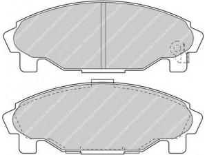 FERODO FDB1009 stabdžių trinkelių rinkinys, diskinis stabdys 
 Techninės priežiūros dalys -> Papildomas remontas
0049187727000, 04491-87725-000